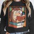 Cute Hedgehog Book Nerd Unisex Sweatshirt Cute Hedgehog Book Nerd Unisex Sweatshirt