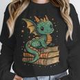 Cute Kawaii Dragon Fantasy Book Lover Book Nerd Unisex Sweatshirt Cute Kawaii Dragon Fantasy Book Lover Book Nerd Unisex Sweatshirt