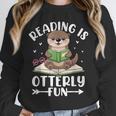 Cute Otter Reading Book Lover Sea Otters Animal Lover Unisex Sweatshirt Cute Otter Reading Book Lover Sea Otters Animal Lover Unisex Sweatshirt