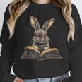 Cute Rabbit Bunny Book Lover Unisex Sweatshirt