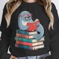 Cute Reading Seal On Books Book Lover Unisex Sweatshirt Cute Reading Seal On Books Book Lover Unisex Sweatshirt