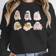 Cute Spooky Reading Book Halloween Fall Ghost Autumn Unisex Sweatshirt