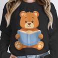 Cute Teddy Bear Reading Book Adorable For Readers Unisex Sweatshirt Cute Teddy Bear Reading Book Adorable For Readers Unisex Sweatshirt