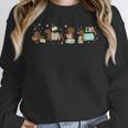 Dachshund Book Lover Reading Wiener Dog 100 Days Of School Unisex Sweatshirt