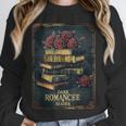 Dark Romance Reader Vintage Floral Book Lover Unisex Sweatshirt