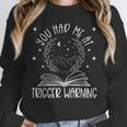 Dark Romance Trigger Warning Spicy Book Merch Women Smut Unisex Sweatshirt Dark Romance Trigger Warning Spicy Book Merch Women Smut Unisex Sweatshirt