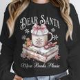 Dear Santa More Book Please Christmas Reading Book Librarian Unisex Sweatshirt