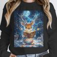 Deer Reads Book Women Girls Reindeer Unisex Sweatshirt Deer Reads Book Women Girls Reindeer Unisex Sweatshirt