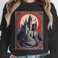 Dracula's Castle Book Cover Illustration Unisex Sweatshirt