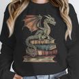 Dragon Fantasy Book Lover Book Nerd Unisex Sweatshirt