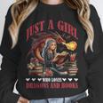 Dragon Just A Girl Who Loves Dragons And Books Unisex Sweatshirt