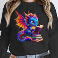 Dragon Reading a Book Bookworm Book Lover Unisex Sweatshirt Dragon Reading a Book Bookworm Book Lover Unisex Sweatshirt