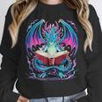 Dragon Reading Book Lover Unisex Sweatshirt