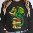 Dragon Reading Books Matching Bookworm Readers Librarian Unisex Sweatshirt