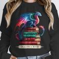 Dragons And Books Dragonworm Book Lover Reading Unisex Sweatshirt
