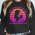 With A Dreamy Far-Off Look And Her Nose Stuck In A Book Unisex Sweatshirt