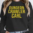 Dungeon Crawler Carl Yellow Text Logo LitRPG Series Book Unisex Sweatshirt Dungeon Crawler Carl Yellow Text Logo LitRPG Series Book Unisex Sweatshirt