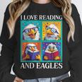Eagle Love Reading And Eagles Child Book Lover Unisex Sweatshirt