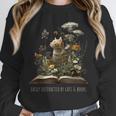Easily Distracted By Cats And Books Unisex Sweatshirt Easily Distracted By Cats And Books Unisex Sweatshirt