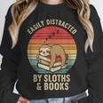 Easily Distracted By Sloths And Books Unisex Sweatshirt Easily Distracted By Sloths And Books Unisex Sweatshirt