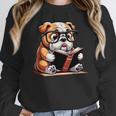 English Bulldog Reading a Book Dog For Men Women Girls Kids Unisex Sweatshirt English Bulldog Reading a Book Dog For Men Women Girls Kids Unisex Sweatshirt