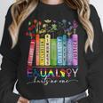 Equality Hurts No One Floral Books LGBTQ Gay Les Pride Month Unisex Sweatshirt Equality Hurts No One Floral Books LGBTQ Gay Les Pride Month Unisex Sweatshirt