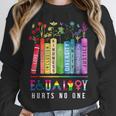 Equality Hurts No One Floral Books LGBTQ Pride Human Rights Unisex Sweatshirt Equality Hurts No One Floral Books LGBTQ Pride Human Rights Unisex Sweatshirt