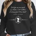 -Expectations Literary Book Club-J Jane Austen Poet Writer Mr Darcy Romantic Quote Unisex Sweatshirt