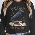 F-CAW-F Crow Book Lover Reader Gothic Humor Unisex Sweatshirt