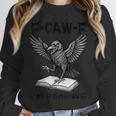 F-Caw-F Crow Book Lovers Vintage Bookish Bird Unisex Sweatshirt