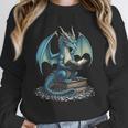 Fantasy Dragon Reading Magical Book Lover Halloween Vibes Unisex Sweatshirt Fantasy Dragon Reading Magical Book Lover Halloween Vibes Unisex Sweatshirt