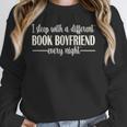 Fantasy Romantasy Novels Lover Sleep With Book Boyfriend Unisex Sweatshirt Fantasy Romantasy Novels Lover Sleep With Book Boyfriend Unisex Sweatshirt
