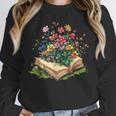 Floral Book Bloom Wildflowers Literature Nature Fantasy Unisex Sweatshirt
