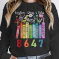 Floral Foxglove Daisy Tulip 8647 Books Lover Blooming Flower Unisex Sweatshirt