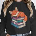 Fox Reading Book Pajama Sleep Unisex Sweatshirt