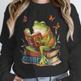 Frog & Toad Fishing Vintage Classic Book Frog Reading Book Unisex Sweatshirt Frog & Toad Fishing Vintage Classic Book Frog Reading Book Unisex Sweatshirt