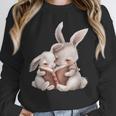 Funny Book Reading Quote For Women And Girls Rabbits Unisex Sweatshirt