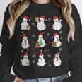 Ghosts Wearing Santa Hats Reading Books Christmas Book Lover Unisex Sweatshirt Ghosts Wearing Santa Hats Reading Books Christmas Book Lover Unisex Sweatshirt