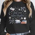 Girl Coquette Bow Just One More Chapter Book Bookish Reading Unisex Sweatshirt Girl Coquette Bow Just One More Chapter Book Bookish Reading Unisex Sweatshirt