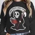 Grim Reaper Bookworm Cute Book Reading Halloween Unisex Sweatshirt Grim Reaper Bookworm Cute Book Reading Halloween Unisex Sweatshirt