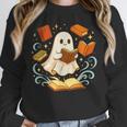 Halloween Cute Ghost Shirt Reading Books Ghost Unisex Sweatshirt Halloween Cute Ghost Shirt Reading Books Ghost Unisex Sweatshirt