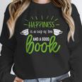 Happiness Is a Cup Of Tea And a Good Book Unisex Sweatshirt Happiness Is a Cup Of Tea And a Good Book Unisex Sweatshirt