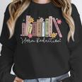 Harm Reduction Floral Book Overdose Awareness Nurse Unisex Sweatshirt