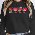 Heart Reading Books Valentine Teacher Library Book Lover Unisex Sweatshirt