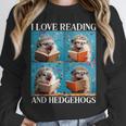 Hedgehog Love Reading And Hedgehogs Child Book Lover Unisex Sweatshirt Hedgehog Love Reading And Hedgehogs Child Book Lover Unisex Sweatshirt