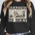 Hot Pin Up Girl Comic Book Vintage Reading Is Sexy Unisex Sweatshirt Hot Pin Up Girl Comic Book Vintage Reading Is Sexy Unisex Sweatshirt