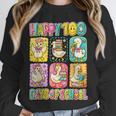 HUGvyn Happy 100 Days Of School Teacher Goose Preppy Books Unisex Sweatshirt