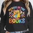 HUGvyn Preppy 100 Days In The Books Teacher Reading Coffee Unisex Sweatshirt