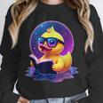 Humor Rubber Duck Reading Book Unisex Sweatshirt