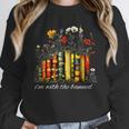 I'm With The Banned Banned Books Colorful Literary Fr Unisex Sweatshirt